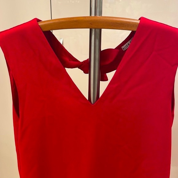 Alice and Olivia Carita Tie-Back Shift Dress - Size 4 - Picture 4 of 8